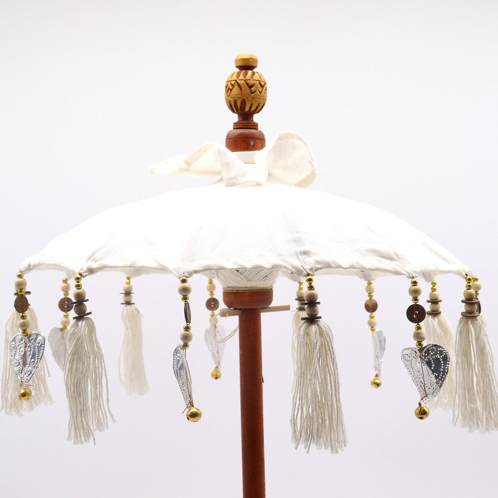 Bali Decor Parasol, Natural Canvas (40cm)