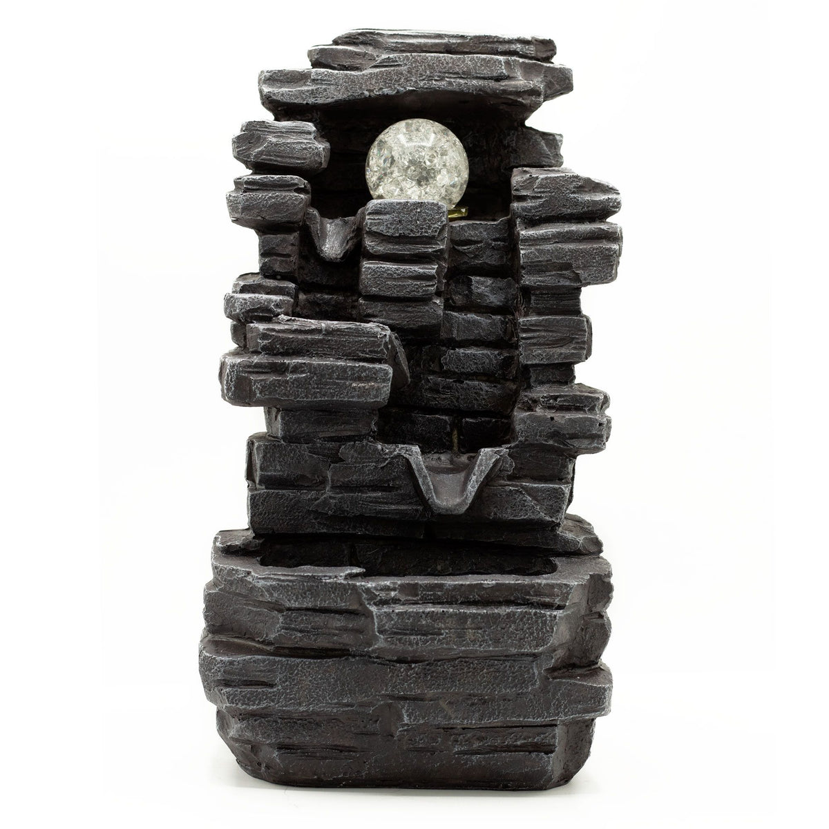 Slab Rocks & Crystal Ball Tabletop Water Feature
