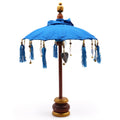 Bali Decor Parasol, Turquoise Cotton (40cm)