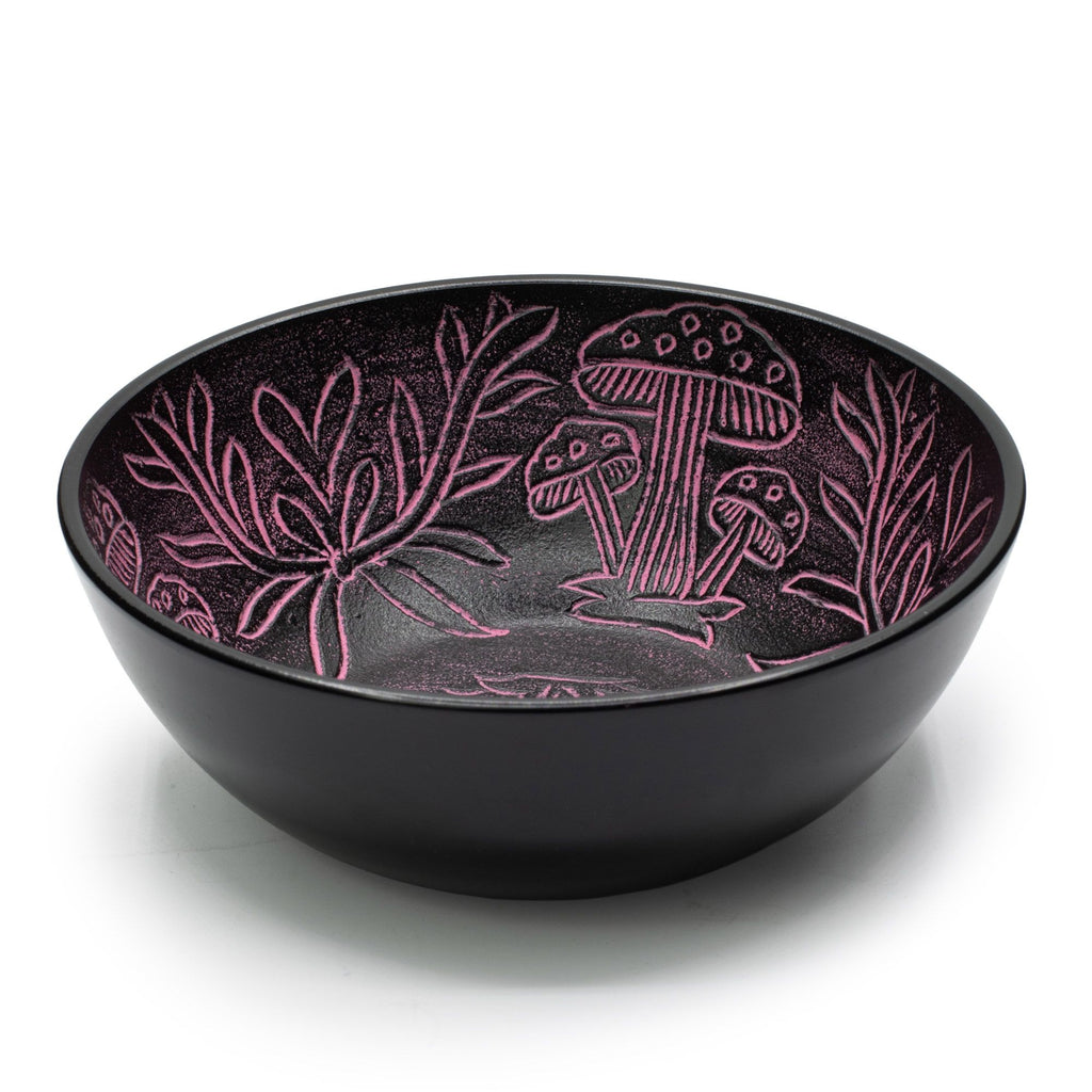 Handmade Magic Mushroom Singing Bowl Pink