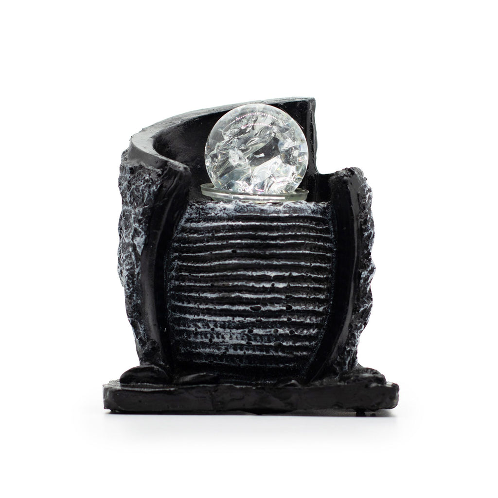 Water Pot & Crystal Ball Tabletop Water Feature
