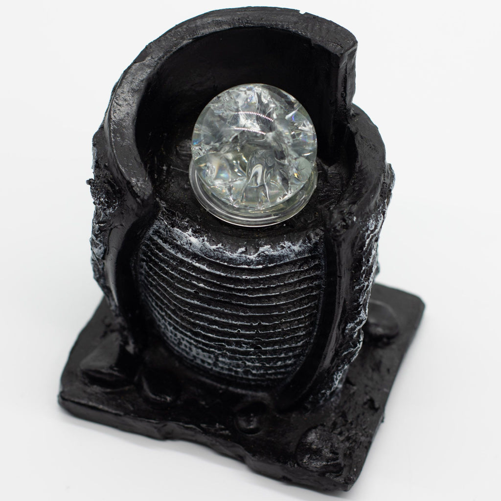 Water Pot & Crystal Ball Tabletop Water Feature