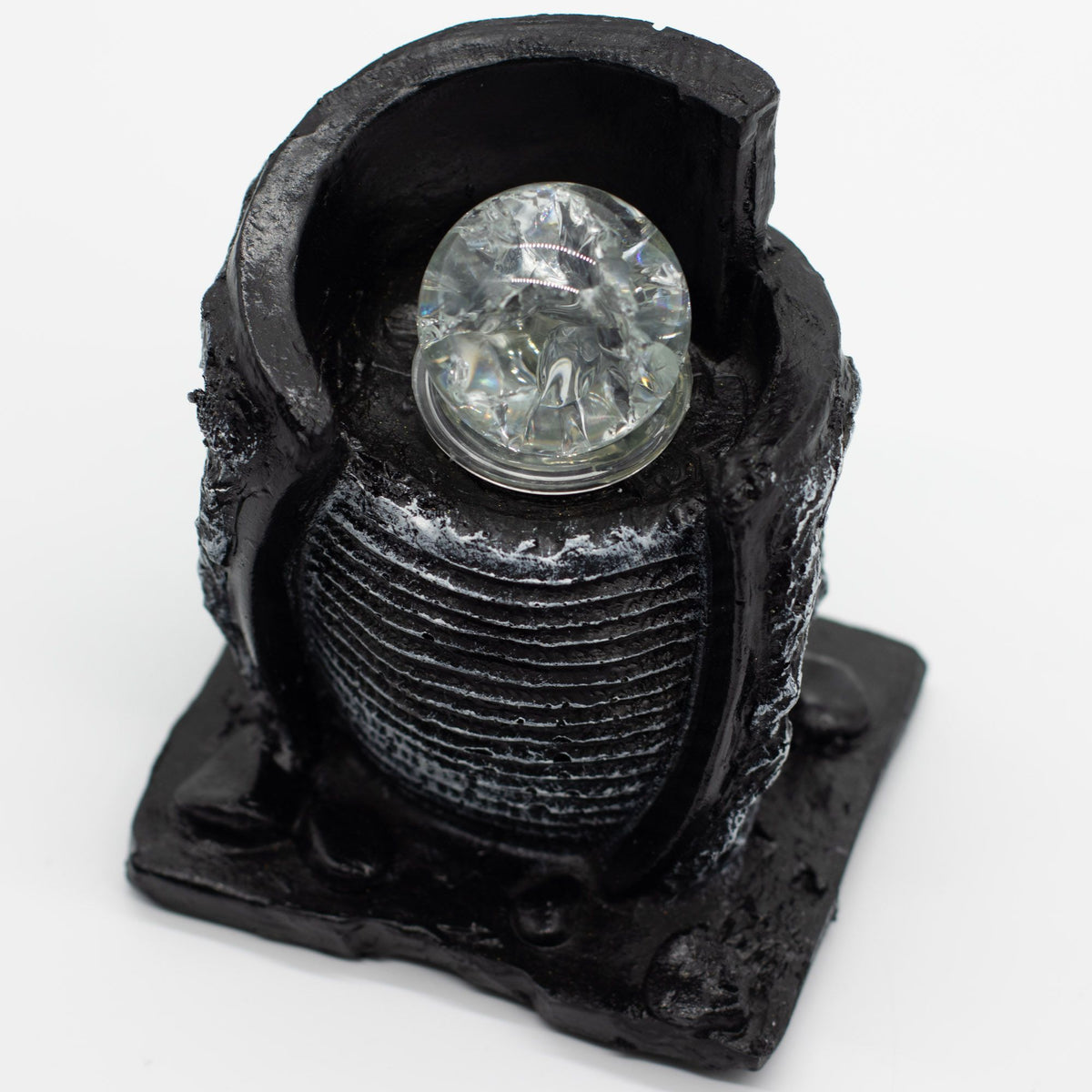 Water Pot & Crystal Ball Tabletop Water Feature